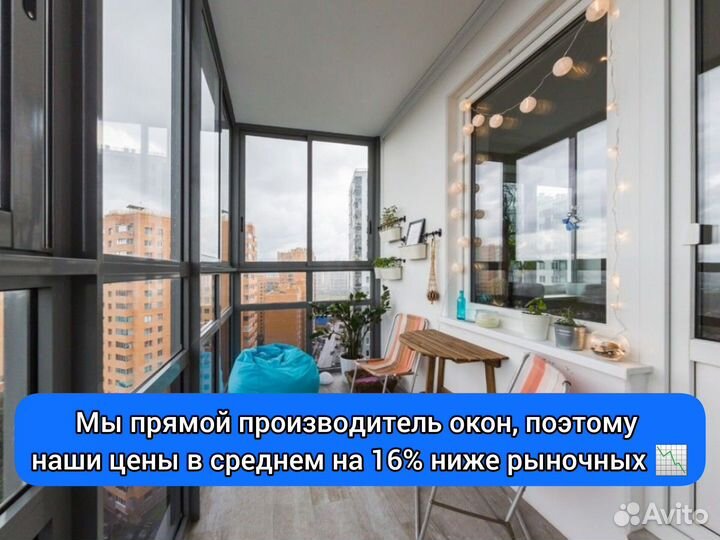 Остекление балконов