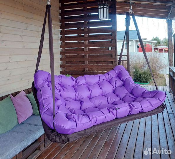 Садовые качели гамак гнездо