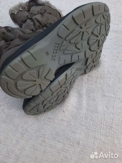 Зимние женские сапоги мембрана 38р зима серые