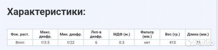 Объектив Samyang 8mm f3.5 Fish-eye для Sony