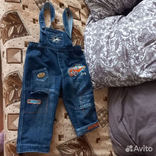 Джинсовый комбинезон детский