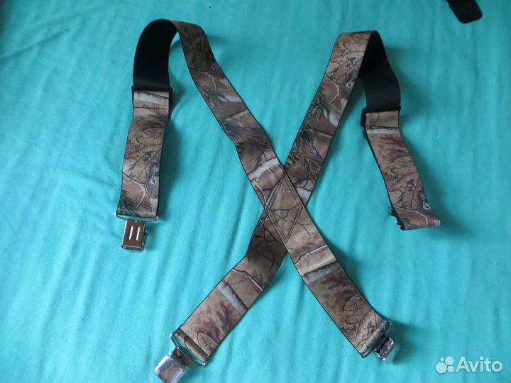 Подтяжки, камуфляж, новые