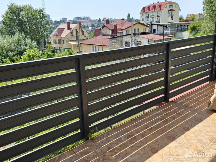 Металлический забор жалюзи Royal и Забор Rancho