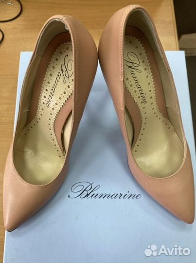 Новые кожаные туфли Blumarine, размер 36-36,5