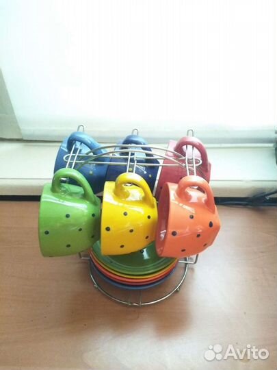 Набор столовой посуды (чашки+блюдца)