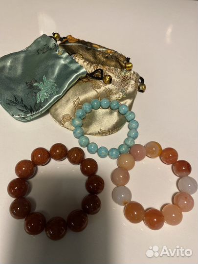 Браслеты из натуральных природных камней
