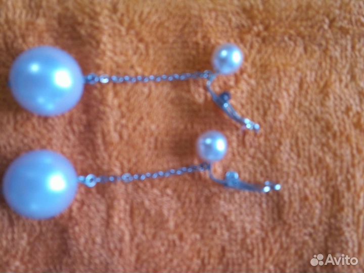 Клипсы и серьги винтаж