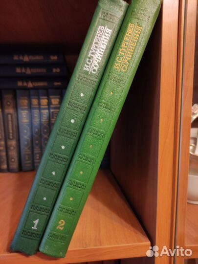 Собрание сочинений Тургенева в 2х томах