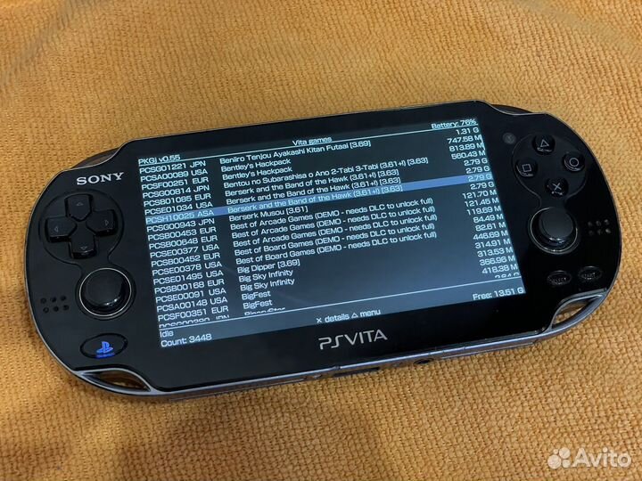 Sony PlayStation Vita Fat 16gb