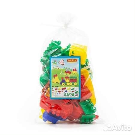 Конструктор пластмассовый Путешественник 69 эл