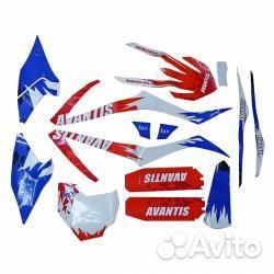 Комплект наклеек pitbike Avantis Lux