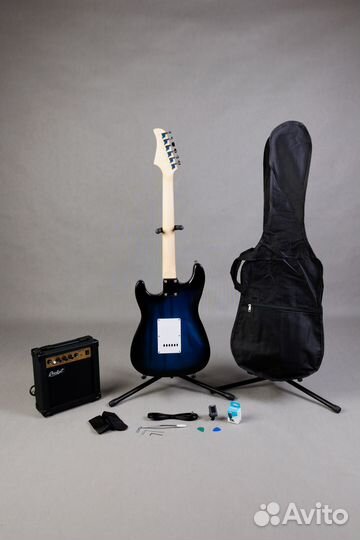 Набор 8 в 1 Электрогитара + Усилитель + Аксессуары