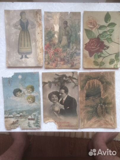 Почтовые открытки старинные