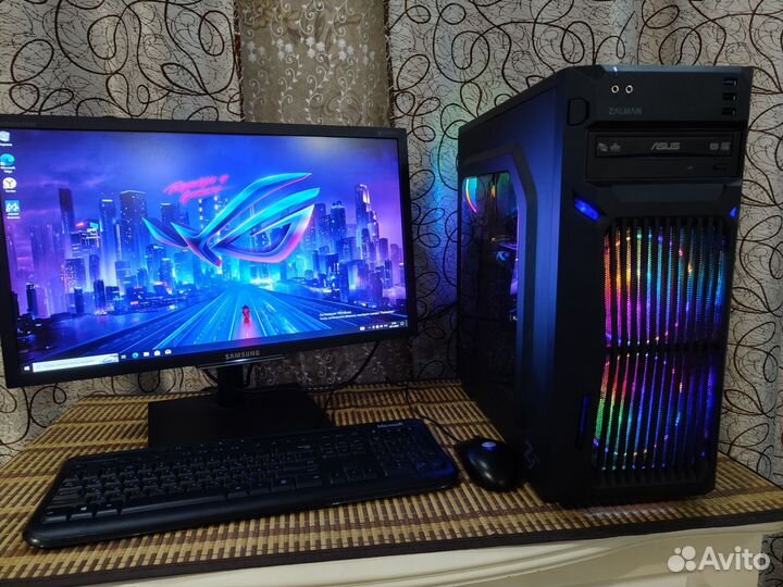 Компьютер на i5 в сборе с монитором 24