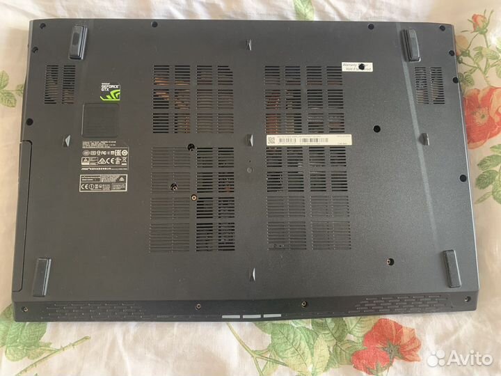 Игровой ноутбук MSI Gl 72 6QF