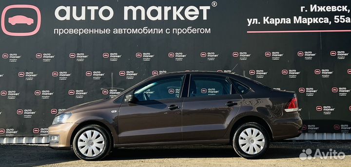 Volkswagen Polo 1.6 AT, 2016, 65 835 км