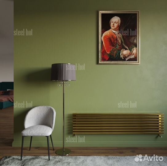 Горизонтальный радиатор Steel-Hot от производителя