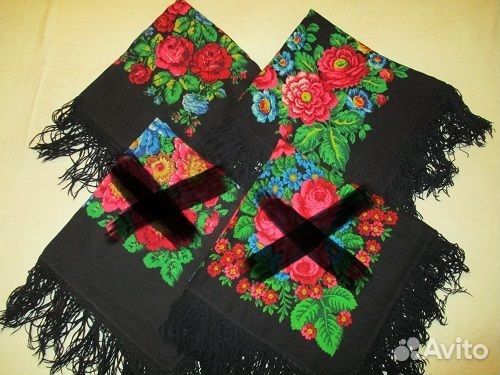 Винтажные платки, СССР