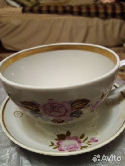 Чашка с блюдцем СССР