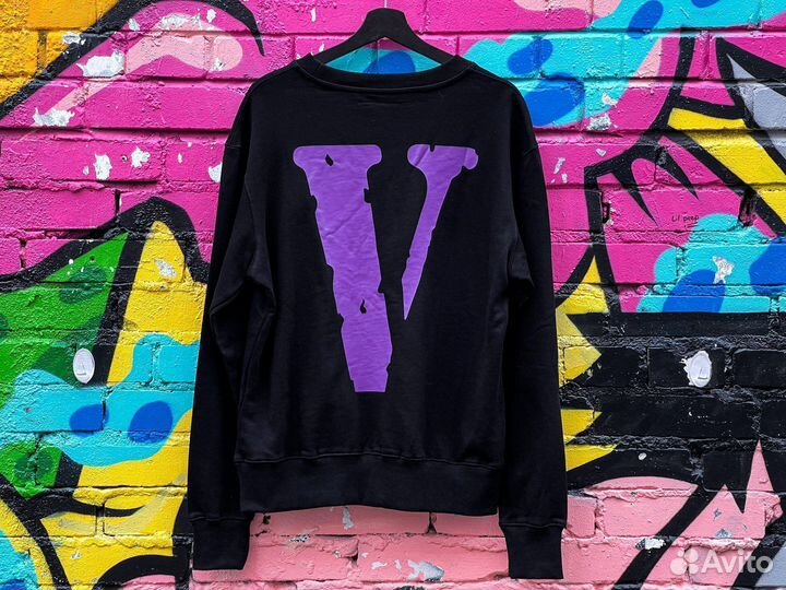 Свитшот Vlone Friends Black Purple