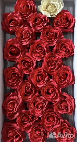 Мыльные розы упаковкой