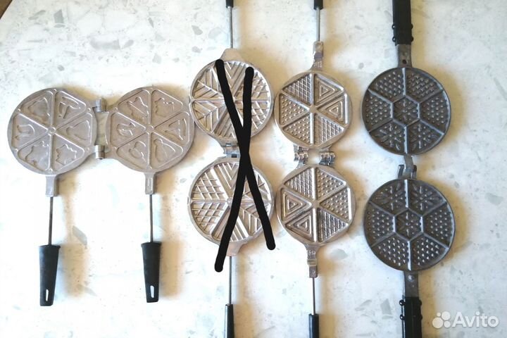 Формы для выпечки орешков и печенья СССР