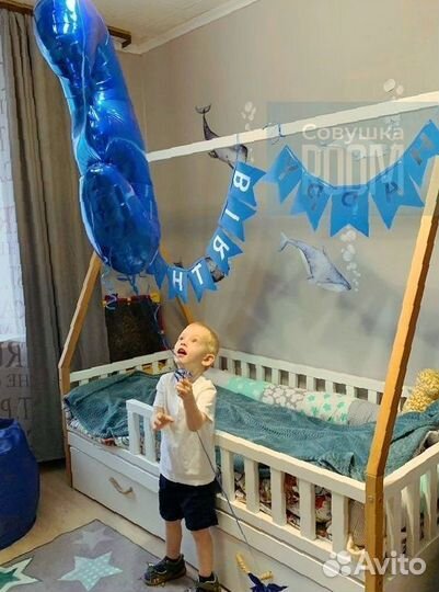 Детская кровать домик