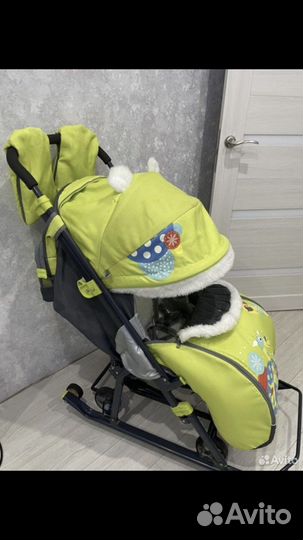 Санки коляска ника