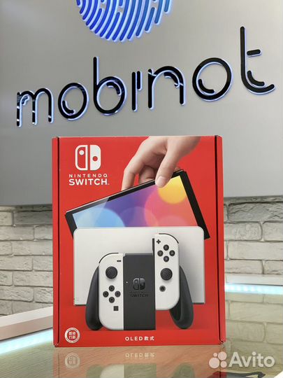 Игровая Консоль Nintendo Switch oled White Евро