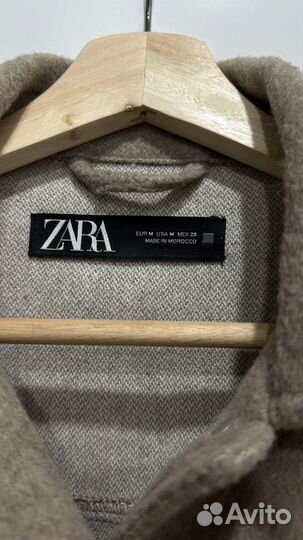 Теплая рубашка zara