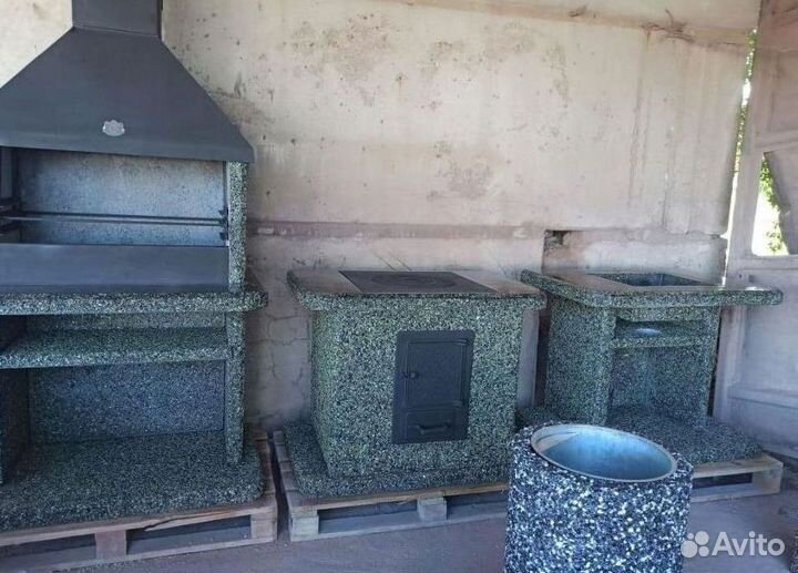 Модульная печь барбекю