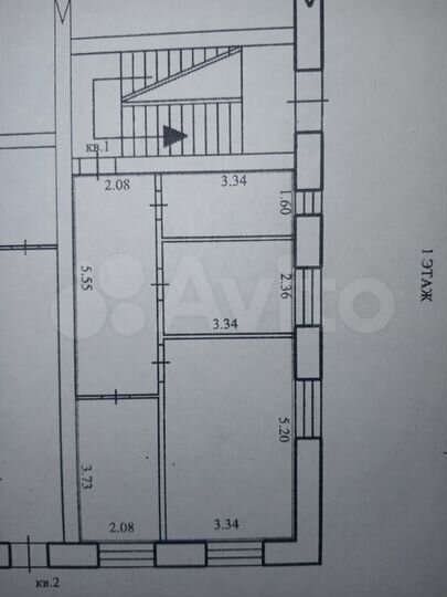 2-к. квартира, 49,9 м², 1/3 эт.