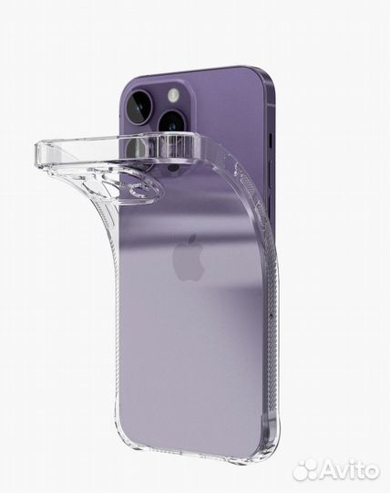 Прозрачный чехол на iPhone 14 Pro