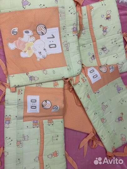 Бортики в кроватку