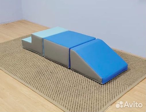 Мягкий набор для малышей горка-лесенка