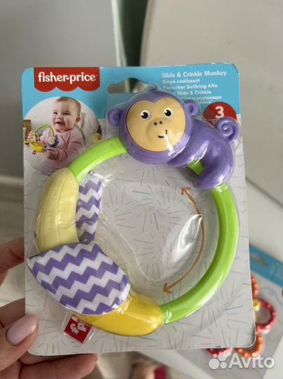 Новые погремушки fisher price оригинал
