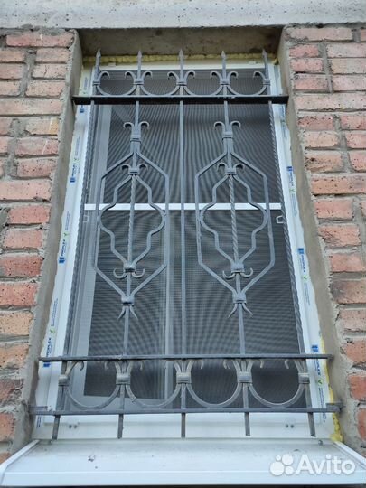 Решётки на окна Ковка 3шт