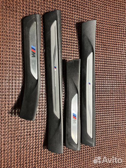 Накладки порогов М X5 F15 X6 F16 накладки M x5