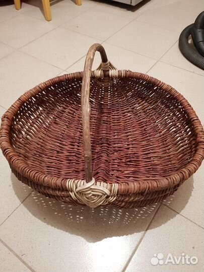 Корзина плетеная бу