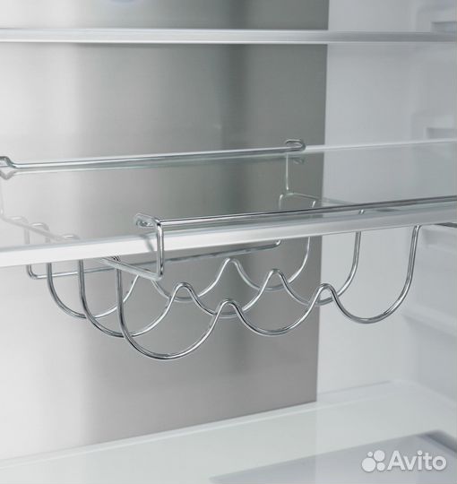 Холодильник Lex LCD505worid 3-хкамерн. белый/оранжевый инвертер