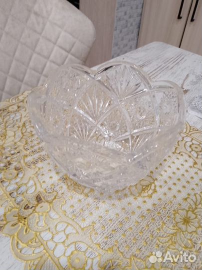 Хрустальные салатницы СССР