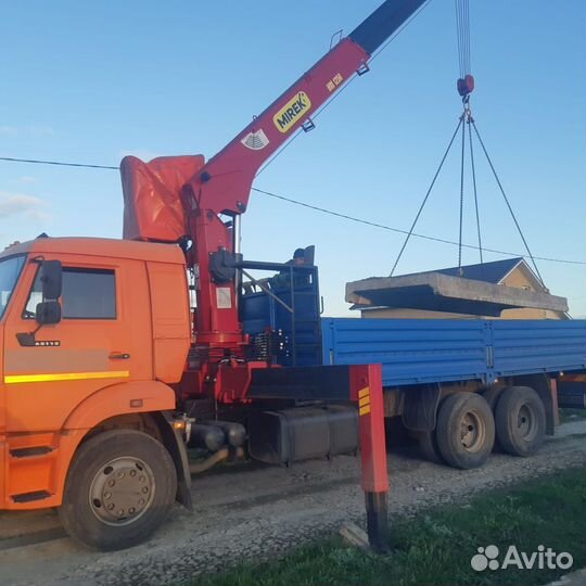 Аренда и услуги манипулятора, стрела 7 т, 19 м, борт 12 т, 6 м