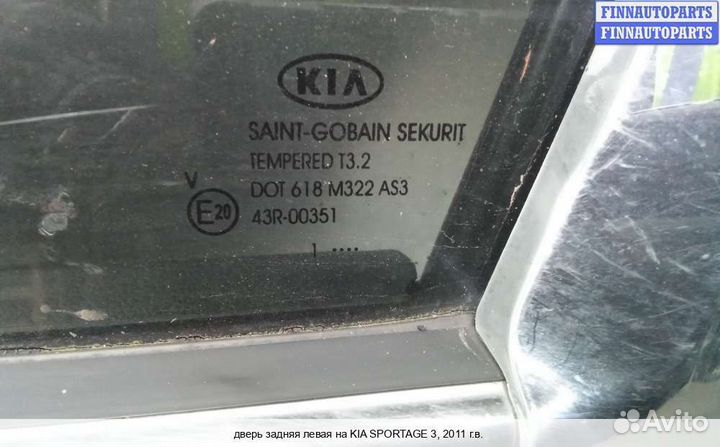 Дверь зад/лево Kia Sportage III (SL), 2011 2.0 Дизель