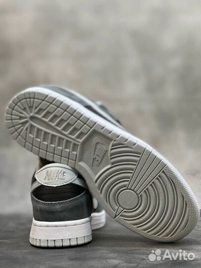 Nike SB Dunk air low 1 тёмно-серые разм. 44