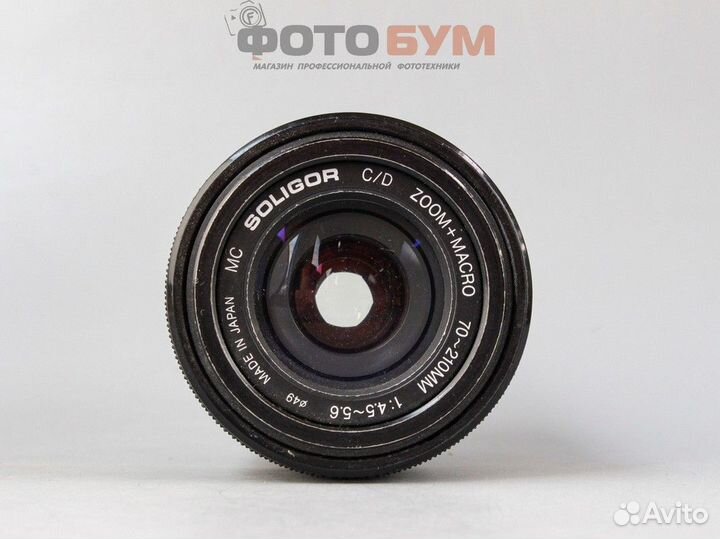 Дефект Soligor C/D 70-210mm f4.5-5.6 MC Nikon F