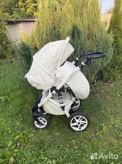 Коляска 2 в 1 эко кожа