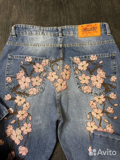 Джинсы Palace x Evisu Flowers