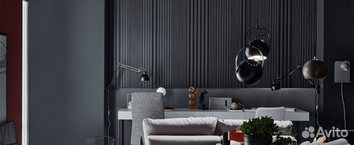 Реечные стеновые панели