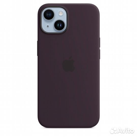 iPhone 14 Silicone Case with MagSafe - Elderberry