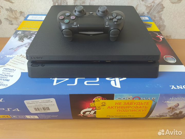 Гарантия/ Sony PlayStation Slim 1 Tb/ Exploit 9.00